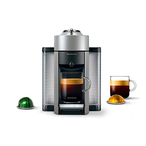 Nespresso Vertuo (by De'Longhi) Coffee and Espresso Machine, Silver