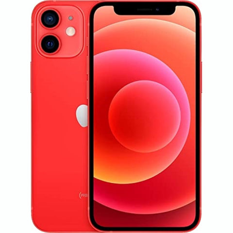 Apple iPhone 12 mini 64GB, Unlocked, Red (Renewed)