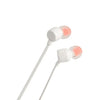 JBL Tune T110 in-Ear Headphones, White