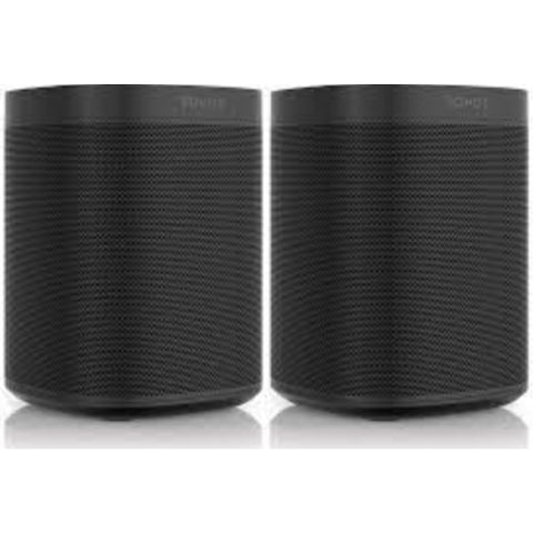 Sonos One SL - Shadow Edition, Wireless Smart Speaker - Set of 2 Pack