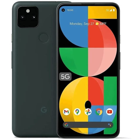 Google Pixel 5a 5G 128GB Fully Unlocked Phone - Mostly Black