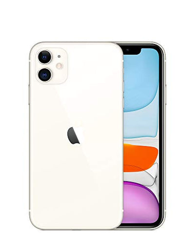 Apple iPhone 11 128GB, Unlocked, White (Renewed)