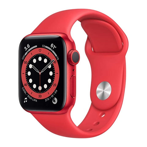 Apple Watch Series 6, 40mm (GPS) - Product(RED) Aluminum Case, Product(RED) Sport Band