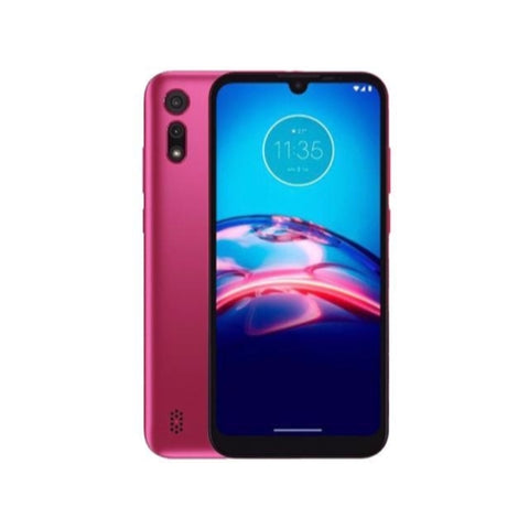 Motorola MOTO E6i (XT2053) 32GB GSM Unlocked Dual-SIM Phone, (Rose) Pink