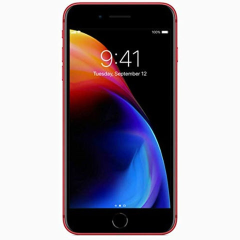 Apple iPhone 8 PLUS 64GB, GSM Unlocked, Red (Renewed)