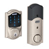 Schlage Connect Camelot ?(BE469ZP CAM 619) Touchscreen with Built-in Alarm & Z-Wave - Satin Nickel