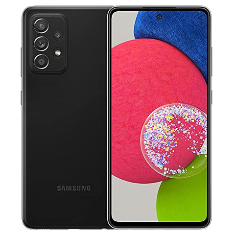 Samsung Galaxy A52 5G (A526u US Version) 128GB Fully Unlocked Phone, Black (Renewed)