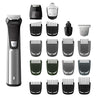 Philips Norelco Multigroomer All-in-One Trimmer Series 7000, 23 Piece Mens Grooming Kit for Beard, Head, Body, and Face, No blade Oil Needed (Silver)