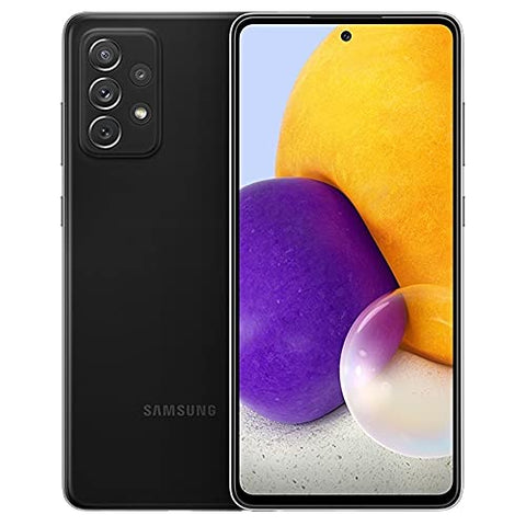 Samsung Galaxy A72 (A725M/DS) 128GB GSM Unlocked Dual-SIM Phone, Black