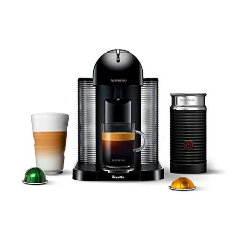 Nespresso Vertuo (by Breville) Coffee and Espresso Machine + Aeroccino, Black