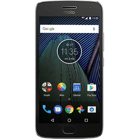 Motorola MOTO G5 Plus (XT1680) 32GB, GSM Unlocked Phone, Dark Gray
