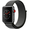 Apple Watch Series 3, 38mm (GPS + Cellular) - Space Gray Aluminum Case, Dark Olive Sport Band