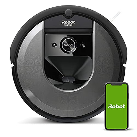 iRobot Roomba i7 (7150) App-Controlled Self-Charging Robot Vacuum - Charcoal