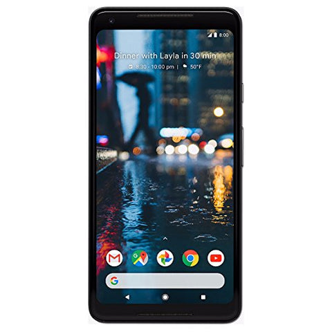 Google Pixel 2 XL 64GB Fully Unlocked Phone, Just Black (CPO Renewed)