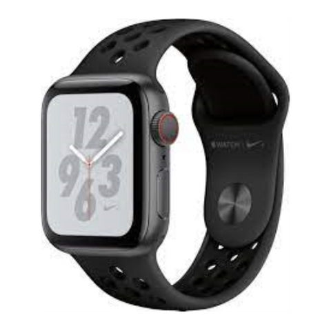 Apple Watch Series 4, 40mm (Nike, GPS + Cellular) - Space Gray Sluminum Case, Black Nike Sport Band