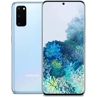Samsung Galaxy S20 5G (G981U) 128GB Fully Unlocked Phone, Cloud Blue (Renewed)