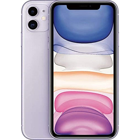 Apple iPhone 11 128GB, Unlocked, Purple (Renewed)