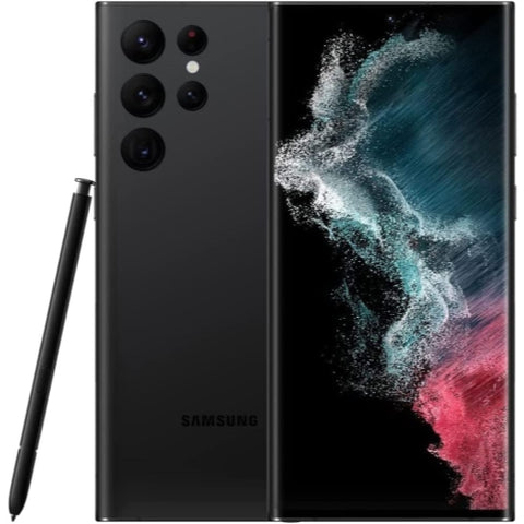 Samsung Galaxy S22 Ultra 5G 128GB (S908U US Version) Unlocked, Phantom Black