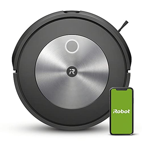 iRobot Roomba j7 (7150) Wi-Fi Connected Robot Vacuum - Identifies and avoids obstacles like pet waste & cords, Smart Mapping, Works with Alexa, Ideal for Pet Hair, Carpets, Hard Floors