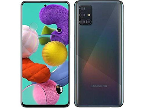 Samsung Galaxy A51 A515u 128GB, Unlocked, Black (Renewed)