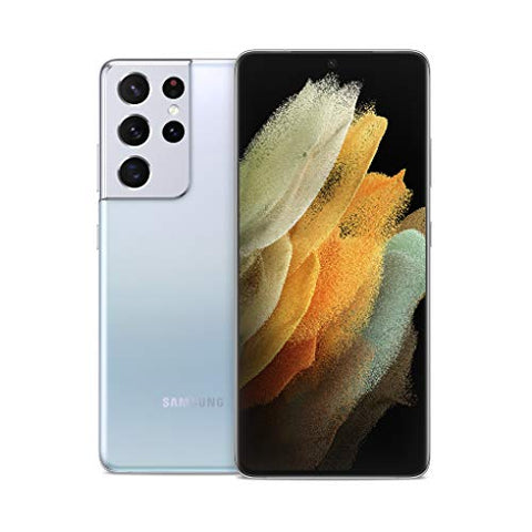 Samsung Galaxy S21 Ultra 5G (G998U) 128GB Fully Unlocked Phone, Phantom Silver