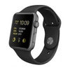Apple Watch Series 1, 42mm Space Gray Aluminum Case, Black Sport Band