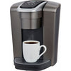 Keurig K-Elite Coffee Maker, Single Serve K-Cup Pod Coffee Brewer, With Iced Coffee Capability, Brushed Slate