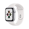 Apple Watch SE, 44mm (GPS) - Silver Aluminum Case, White Sport Band