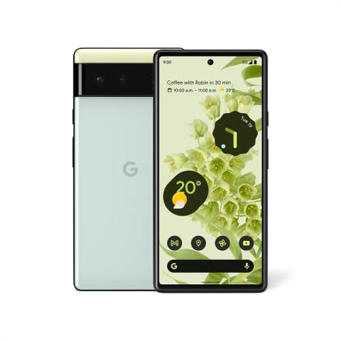 Google Pixel 6 5G 128GB Fully Unlocked Phone - Sorta Seafoam