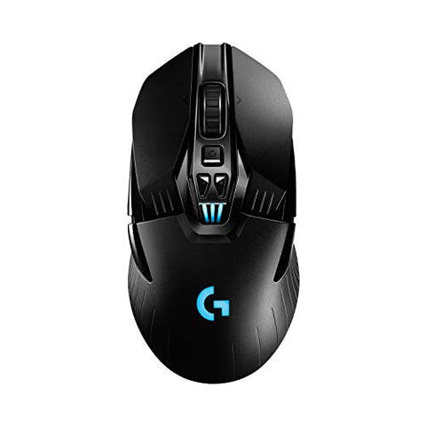 Logitech G903 LIGHTSPEED Wireless Gaming Mouse W/ Hero 25K Sensor, PowerPlay Compatible, 140+ Hour with Rechargeable Battery and Lightsync RGB, Ambidextrous, 107G+10G optional, 25,600 DPI