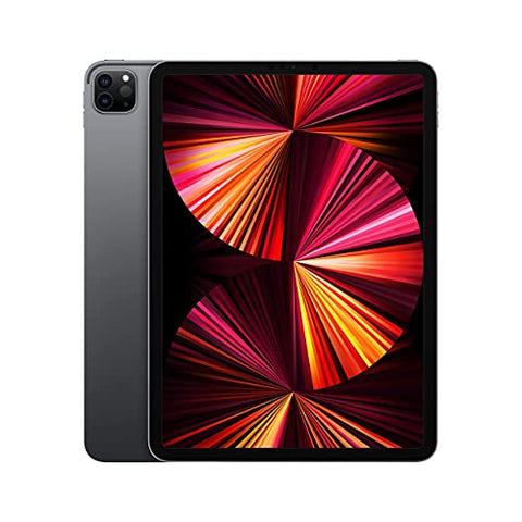 Apple iPad Pro 11 (2021, 3rd Gen, 11-inch) 128GB WiFi, Space Gray (Renewed)