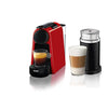 Nespresso Essenza Mini (by De'Longhi) Espresso Machine + Aeroccino, Ruby Red
