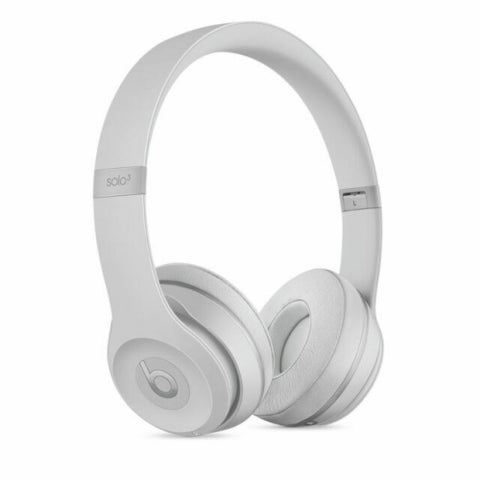 Beats by Dre Solo3 Wireless Headphones - Matte Silver (Renewed)
