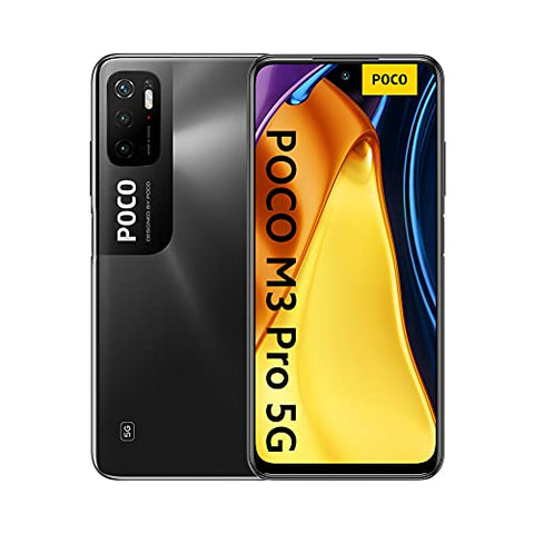 Xiaomi POCO M3 Pro 5G 64GB / 4GB RAM, GSM Unlocked Phone - Power Black