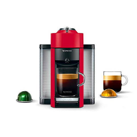 Nespresso Vertuo (by De'Longhi) Coffee and Espresso Machine, Red