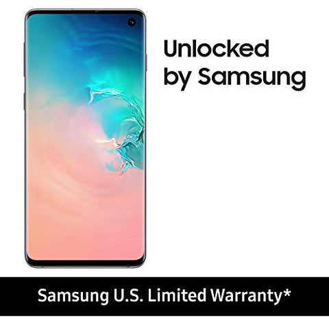 Samsung Galaxy S10 G973u 128GB, Unlocked, Prism White (Renewed)