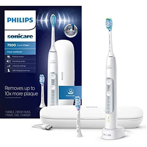Philips Sonicare ExpertClean 7500 Rechargeable Electric Toothbrush - White