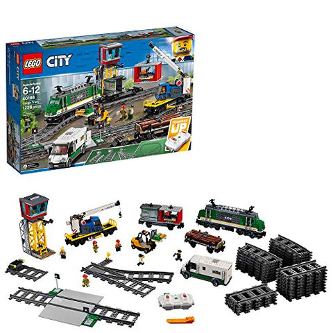LEGO City Cargo Train 60198 Exclusive Remote Control Train Building Set