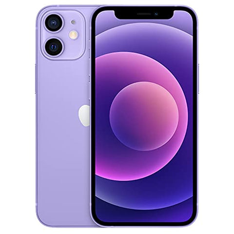 Apple iPhone 12 mini 64GB, Unlocked, Purple (Renewed)