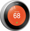 Nest Learning Thermostat 3rd Generation, Stainless Steel