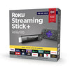 Roku Streaming Stick+ | 4K/HDR/HD streaming player with 4x the wireless range & voice remote with TV power and volume