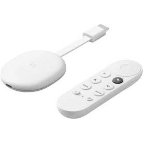 Google Chromecast 4 - with Google TV 4K - Snow