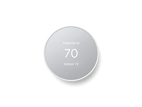 Google Nest Thermostat (Smart Programmable WiFi) - Snow