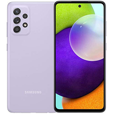 Samsung Galaxy A52 (A525M, International) 128GB GSM Unlocked, Awesome Violet