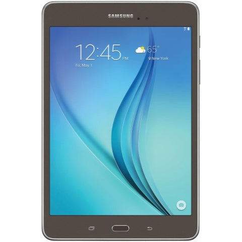 Samsung Galaxy Tab A 8.0 T350 (2015, 8-inch), 16GB, Wi-Fi Tablet, Smoky Titanium (Renewed)