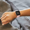 Fitbit Versa 2 Smartwatch (S & L Bands Included), Petal/Copper Rose