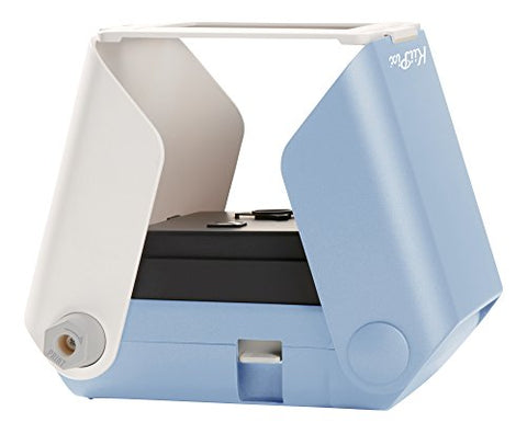 KiiPix Portable Portable Printer & Photo Scanner - Compatible with FUJIFILM Instax Mini Film, Blue
