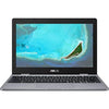 ASUS - 11.6" Chromebook - Intel Celeron - 4GB Memory - 16GB eMMC Flash Memory - Gray