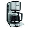 Mr. Coffee 12-Cup Programmable Coffeemaker, Stainless BVMC-FBX39,Black