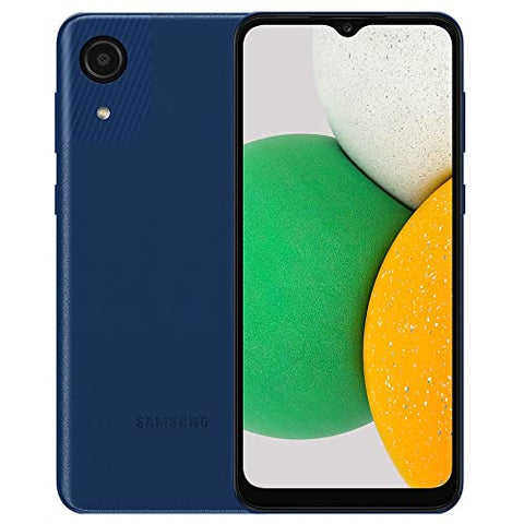 Samsung Galaxy A03 Core (SM-A032/DS) Dual-SIM 32GB GSM Unlocked Phone, Blue